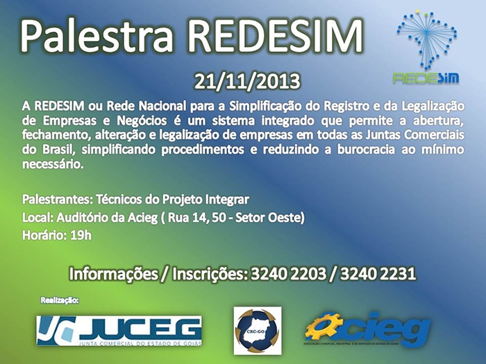 Palestra REDESIM 